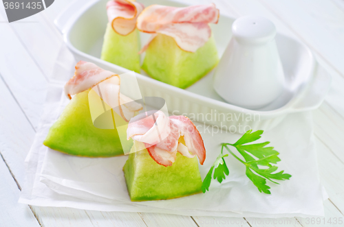 Image of melon and ham