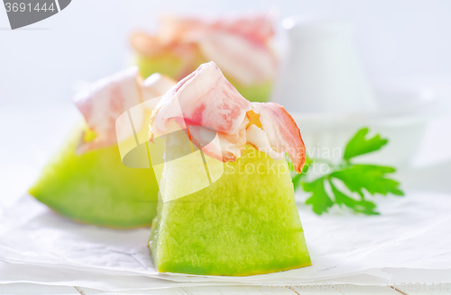 Image of melon and ham