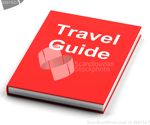 Image of Travel Guide Book Shows Information About Travels