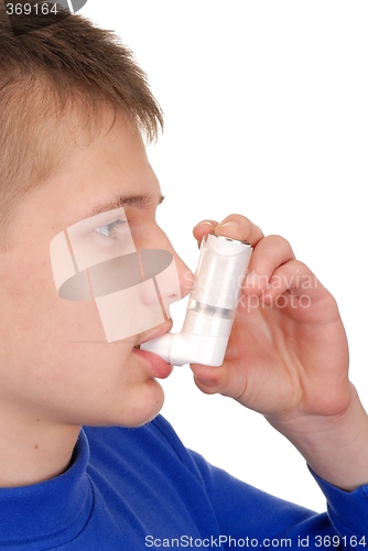 Image of Teenager with Inhaler