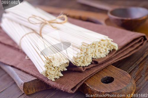 Image of raw pasta