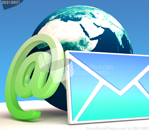 Image of World Email Shows Contact Mailing Online