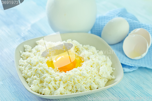 Image of cottage and eggs