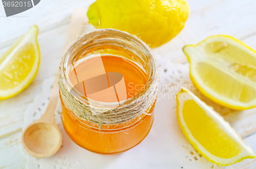 Image of honey with lemon