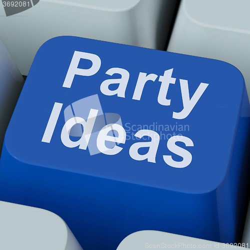 Image of Party Ideas Key Shows Celebration Planning Suggestions
