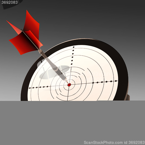 Image of Target Aim Shows Excellence And Achievement