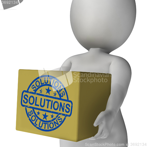 Image of Solutions Box Means Solving Problems And Improvement