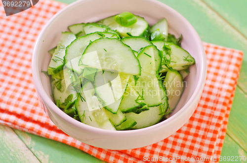 Image of salad with cucumbers