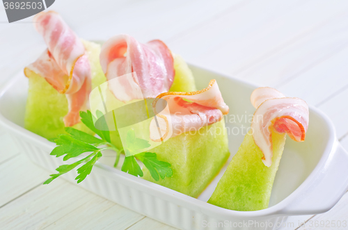 Image of melon and ham