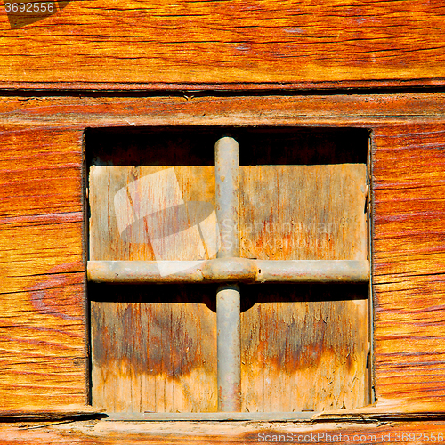 Image of in europe italy milan old architecture and venetian blind wall