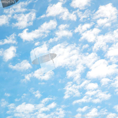 Image of in the sky of italy europe cloudy fluffy cloudscape