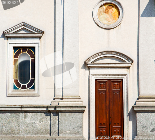 Image of monument old architecture in italy europe milan religion       a