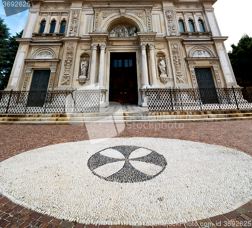 Image of  culture old architecture in italy europe milan religion       a