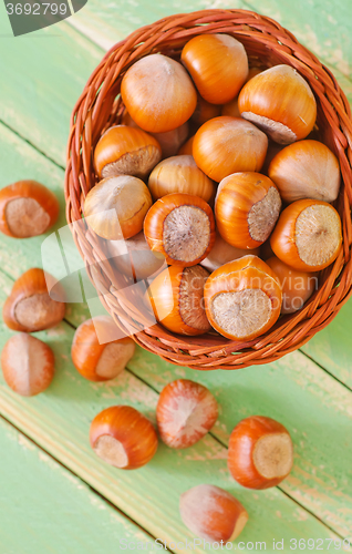 Image of hazelnuts