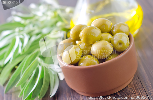 Image of green olives