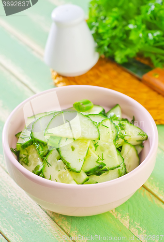 Image of salad with cucumbers
