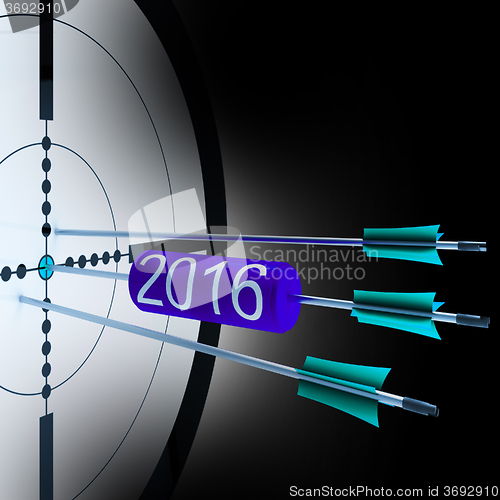 Image of 2016 Target Shows Successful Future Growth