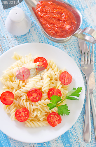 Image of pasta with tomato