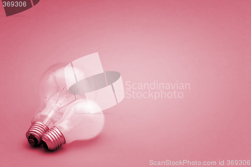 Image of Background with lit lightbulb