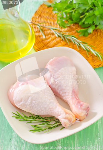 Image of raw chicken legs