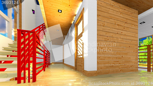 Image of Modern staircase - interior