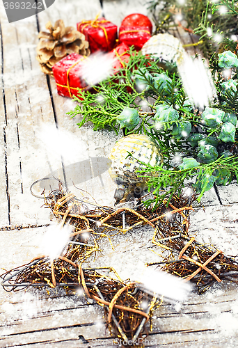 Image of Winter scenery with thuja