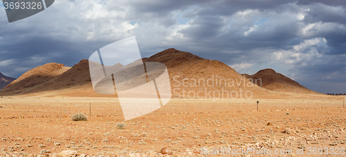 Image of fantastic Namibia desert landscape