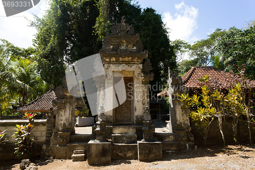 Image of Hindu temple at Pura Sahab, Nusa Penida, Bali, Indonesia