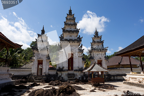 Image of Hindu temple at Pura Sahab, Nusa Penida, Bali, Indonesia