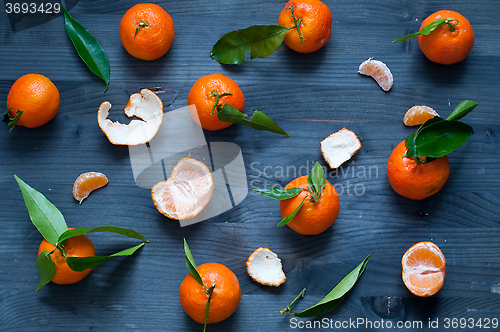 Image of Mandarin orange fruit typical of winter