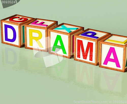 Image of Drama Blocks Show Roleplay Theatre Or Production