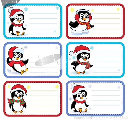 Image of Christmas name tags collection 3