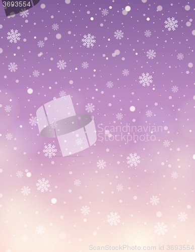 Image of Abstract snow theme background 8