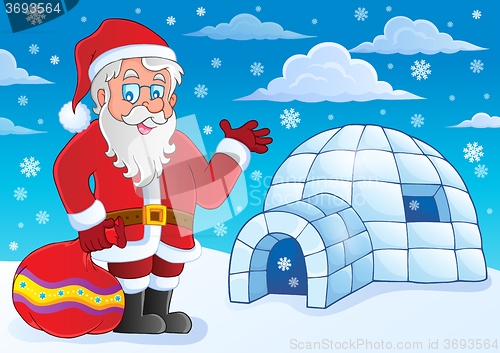 Image of Igloo with Santa Claus theme 4