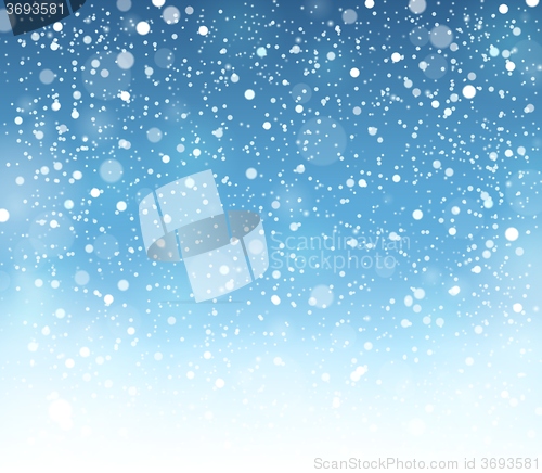 Image of Abstract snow theme background 7