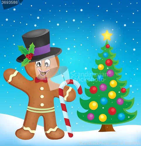 Image of Gingerbread man theme image 4