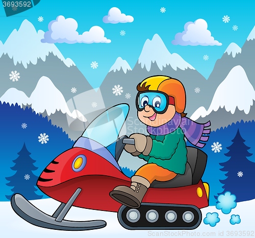 Image of Snowmobile theme image 2