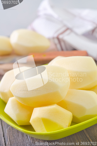 Image of raw potato