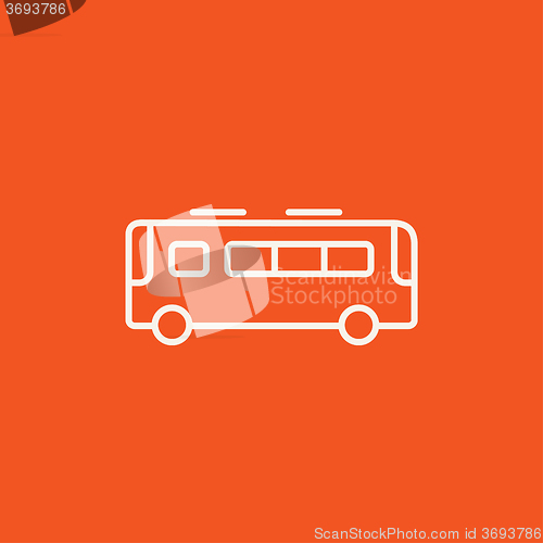 Image of Bus line icon.