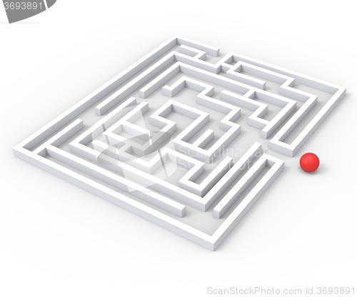 Image of Challenging Maze Shows Complexity And Challenges