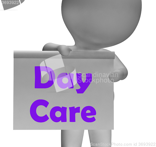 Image of Day Care Sign Means Early Childhood Center