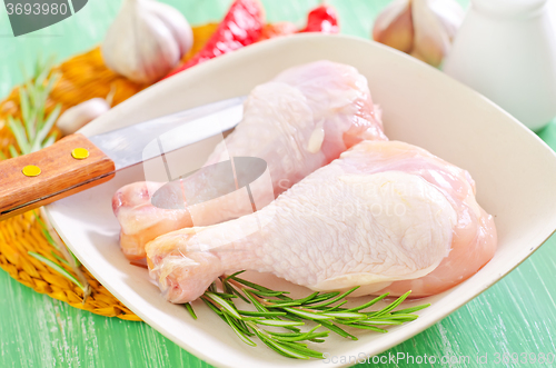 Image of raw chicken legs