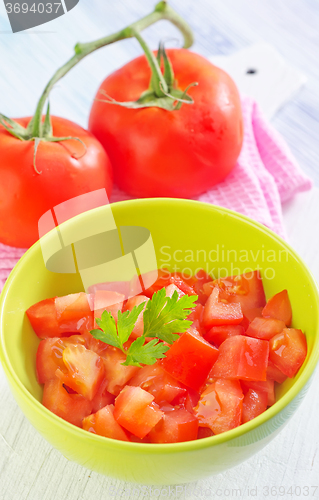 Image of salad from tomato