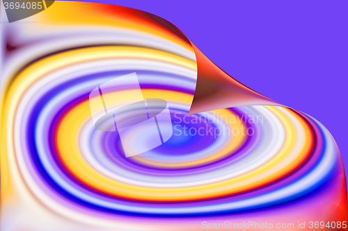 Image of colorful spiral