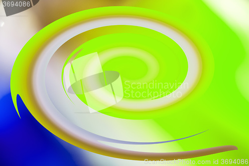 Image of colorful spiral