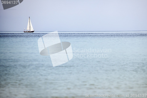 Image of Sailing boat in the Baltic Sea