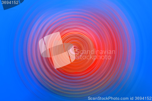 Image of spinning, colorful circle