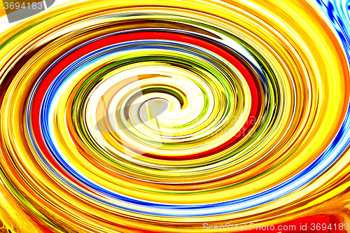 Image of colorful spiral