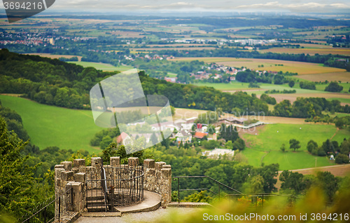 Image of Panoramic view of the city Waldenburg to the North of 