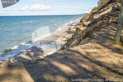 Image of Baltic Sea in Poland, beach of Orzechowo, Poland